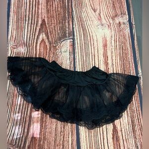 Elegant Black Lace Skirt
